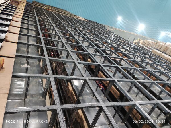 Slotted angle mizznine floor - Image 25