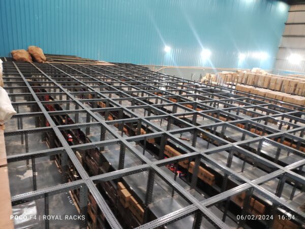 Slotted angle mizznine floor - Image 24