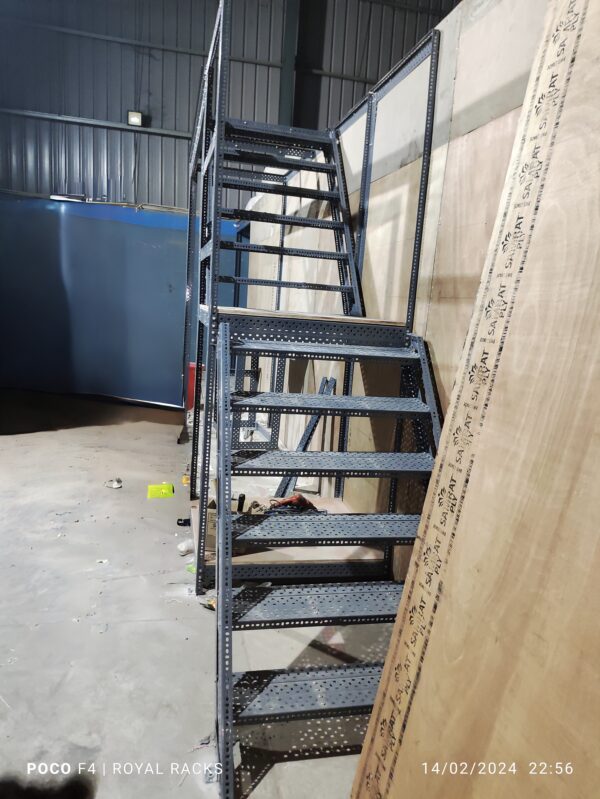 Slotted angle mizznine floor - Image 22