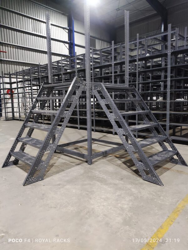 Slotted angle mizznine floor - Image 21
