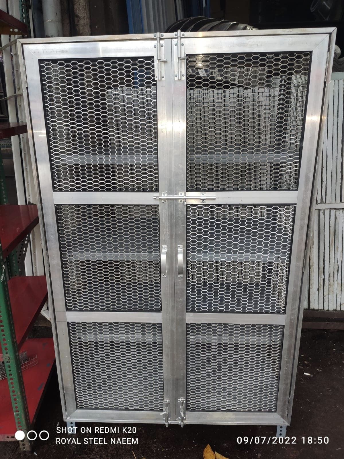 Slotted angle Racks with door